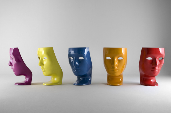 China Menschliches Gesichts-Fiberglas Nemo-Masken-Stuhl-dekorative Funktion 92 * 94 * 134cm fournisseur