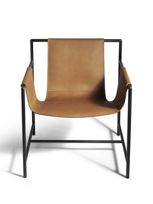 China Mings Herz-einfacher Fiberglas-Sessel gebräuntes ledernes Material 50*48*73cm fournisseur