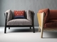Aufenthaltsraum-Raum-modernes gepolstertes Sofa für Freizeit-Gewebe-Holzbeine SGS fournisseur