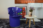 Pilz - geformtes Wohnzimmer sitzt Fiberglas-Freizeit-Blau 60 vor * 57 * 79 cm fournisseur
