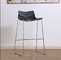 Blatt-Form-moderne Barhocker pp. Plastik Seat imprägniern mit dem chromierten Bein fournisseur