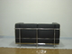 2 modernes klassisches Sofa-echtes Leder-im amerikanischen Stil Schwarzes der Sitzlc2 fournisseur