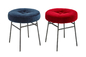 Metall-Ilot-Zähler-Höhen-Schemel, multi Farben gepolstert, Stühle speisend fournisseur