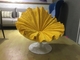 Einfacher Blüten-Stuhl Kenneths Cobonpue/schöner Senf-Gelb-Lehnsessel fournisseur