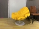 Einfacher Blüten-Stuhl Kenneths Cobonpue/schöner Senf-Gelb-Lehnsessel fournisseur