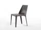Elegant kontrastiertes Isabellfarbe-Fiberglas, das Stuhl mit modernen Gewebe-Bedeckungen speist fournisseur
