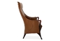 Multi Dichte Progetti-Leder-Flügel-Stuhl, festes Holz, das Stühle speist fournisseur