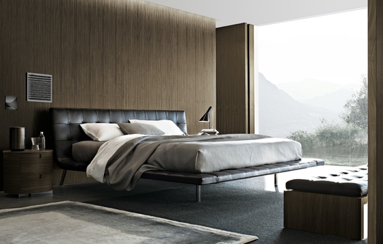 China Polsterbett-Metallsofa-Hotel-Art Edelstahl Poliform Onda moderne fournisseur