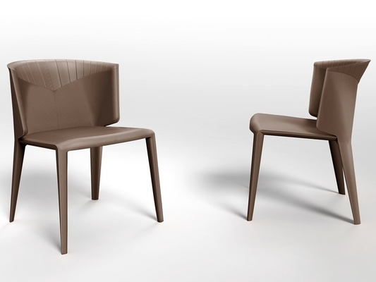 China Luxus-ANASTASIA-Fiberglas, das den Stuhl bedeckt mit Leder 1/8&quot; dick speist fournisseur
