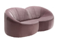 Gewebe-Kürbis-modernes klassisches Sofa stellte Sitzer 2 bunt für Wohnzimmer ein fournisseur