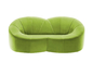 Gewebe-Kürbis-modernes klassisches Sofa stellte Sitzer 2 bunt für Wohnzimmer ein fournisseur