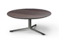 Sondergröße-Marmorplatte-Tabellen-Aschfarbe, Metallrundtisch-moderner Entwurf fournisseur