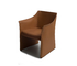 Büro O KAPPE Fiberglas-Sessel mit pigmentiertem ledernem Körper fournisseur