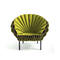 Moderner zeitgenössischer Pfau-Stuhl durch Dror für cappellini im Gewebe und Leder mit Metallrahmen beenden fournisseur